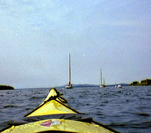 Entering Castine Harbor