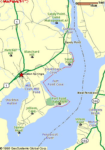 Fort Point Paddle Map
