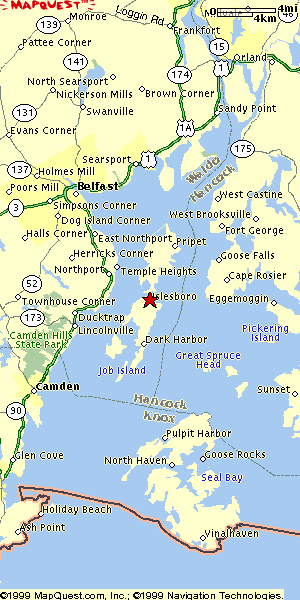 Islesboro regional map