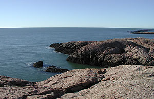 View west from Crumple to Curlew Rock.