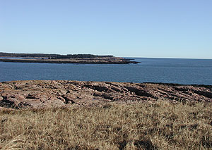 View from Crumple, northeast to Pond Point.