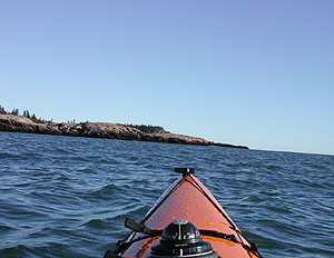 Approaching Pond Point, Great Wass.
