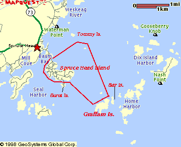 Spruce Head Island Maine Map Graffam Island: A Waterways Sea Kayak Trip