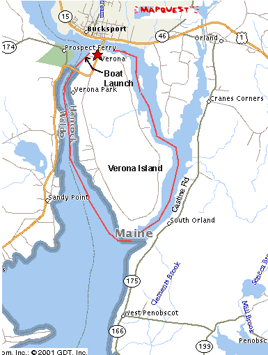 Verona Island Maine Map Verona Island, Maine: A Waterways Paddle Trip